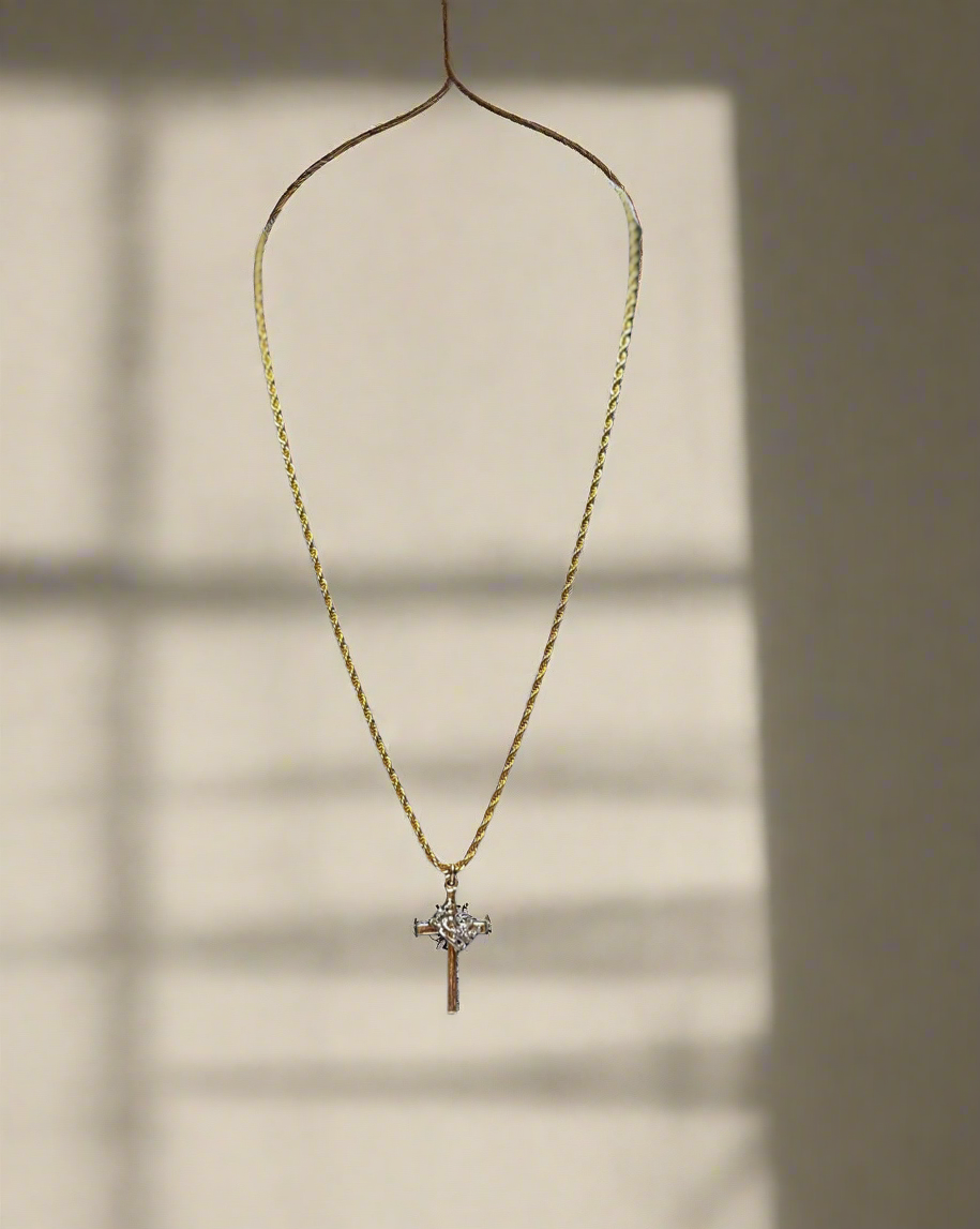 Crown & Cross Necklace